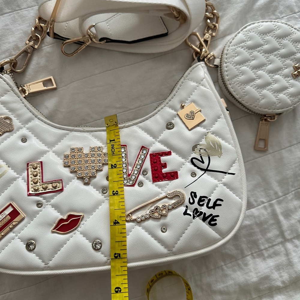 ALDO Amberly crossbody Bag with Gold Chain and Crossbody Strap - Picture 6 of 7